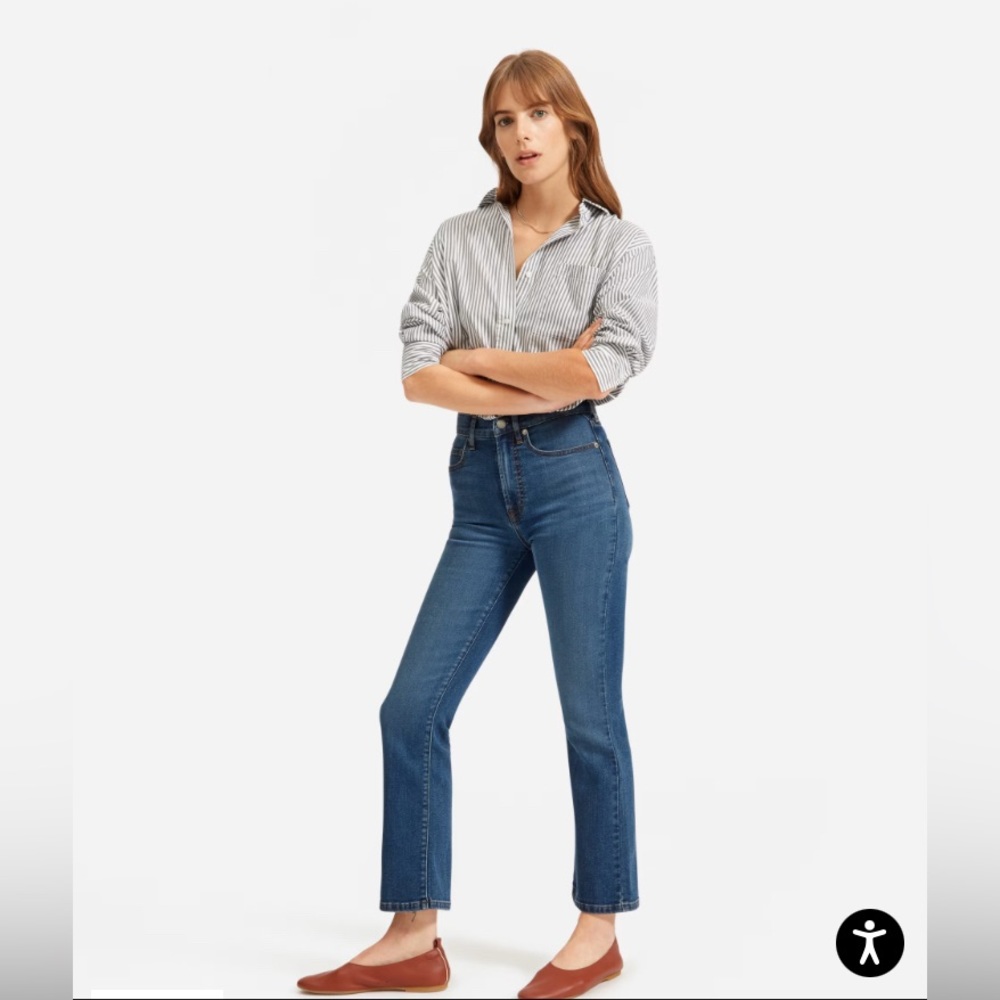 EVERLANE Authentic Stretch Slim Bootcut jeans size 26